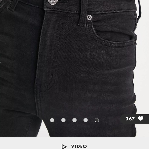 ASOS DESIGN ultimate skinny jeans in black with knee rips - Picture 4 of 9